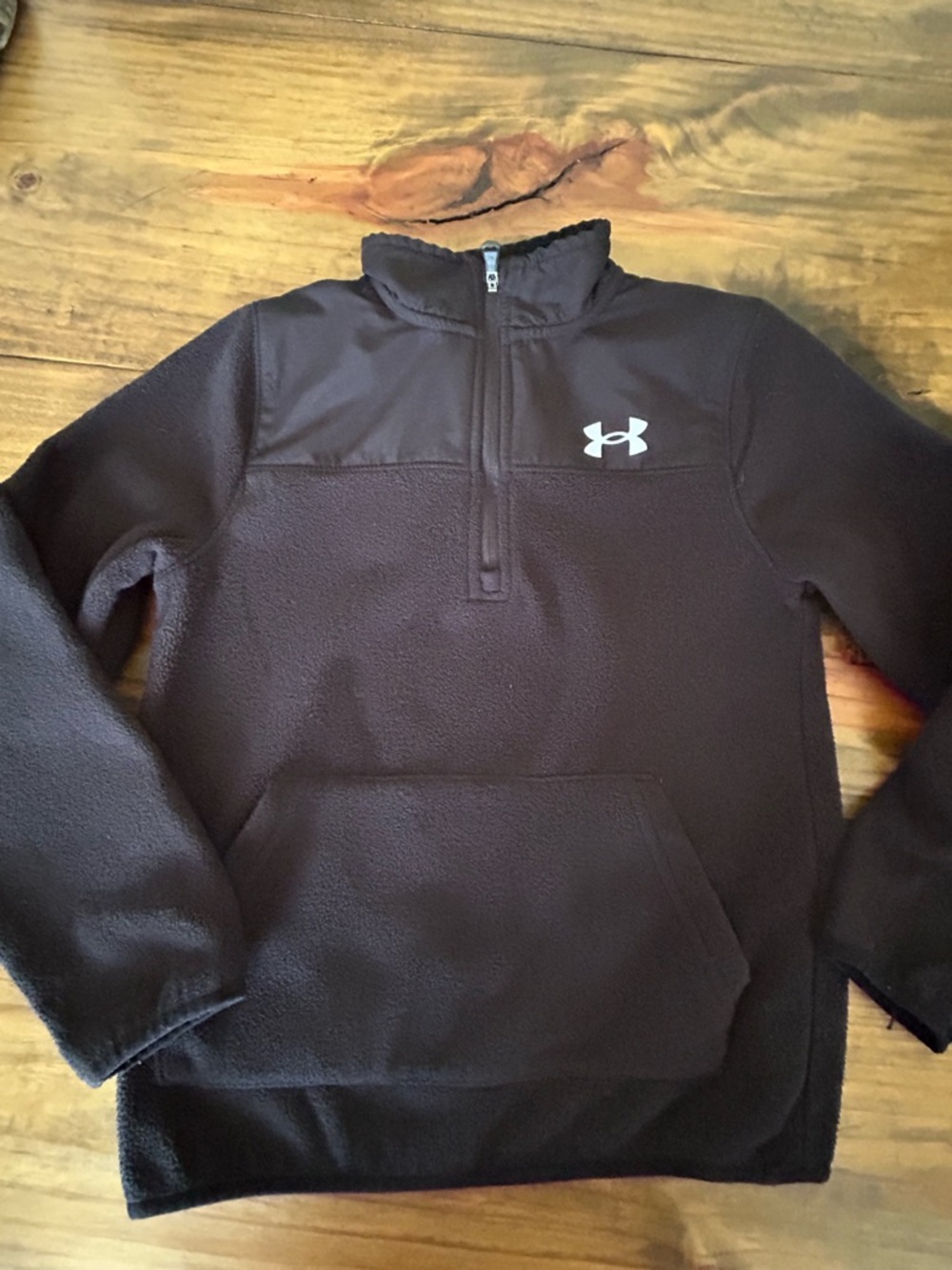 ✨Under Armour Kids Black Fleece 1/4 Zip Pullover